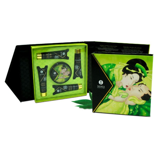 Shunga - KIT THÉ Vert BIO Secret Geisha – Kits de massage