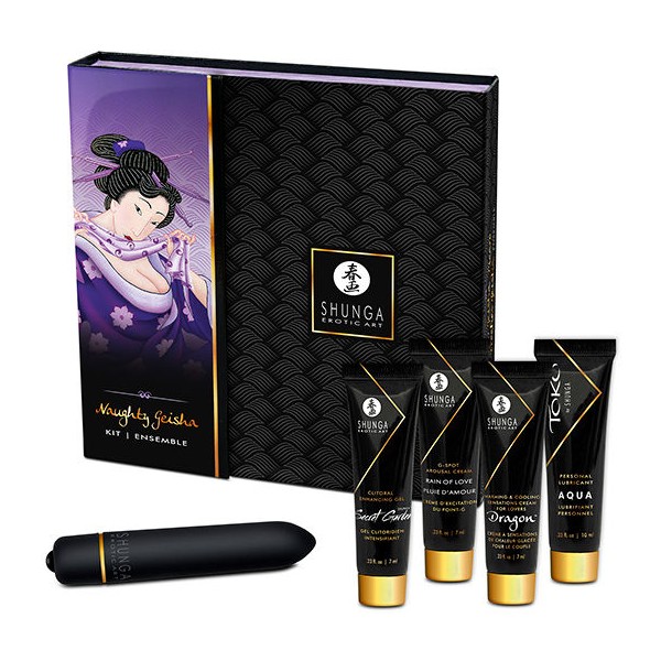 Shunga - KIT Geisha Traviesa – Kits de masaje