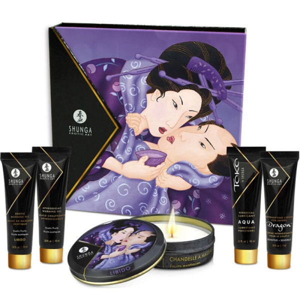 Shunga - Geisha Secreto Frutas Exóticas – Kits de masaje