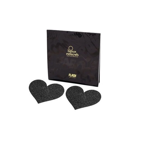 BIJOUX - INDISCRETS FLASH COEUR NOIR COUPES DE TAMELON BIJOUX FLASH COLLECTION