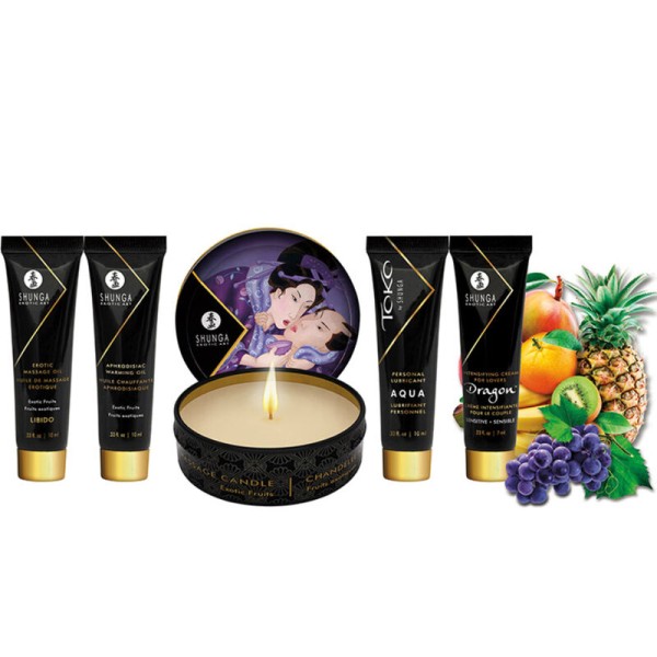 Shunga - Fruits Exotiques Secrets Geisha – Kits de massage