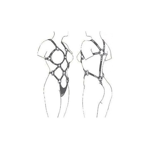 LEATHER BODY - STYLE FEMME LEATHER BODY - Harnais de corps