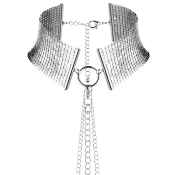 BIJOUX - DÉSIR MÉTALLIQUE COLLIER MÉTALLISÉ ARGENT BIJOUX DESIRE METALLIQUE