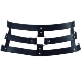 BIJOUX - INDISCRETS CEINTURE LABYRINTHE AVEC BRACELET NOIR BIJOUX MAZE