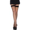 LEG AVENUE - MUSLOS DE MALLA NEGRA TALLA ÚNICA LEG AVENUE MEDIAS