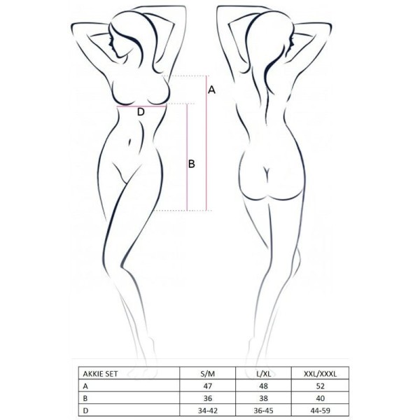 PASSION - FEMME AKKIE ENSEMBLE COSTUME DINFIRMIÈRE S/M PASSION WOMAN SETS