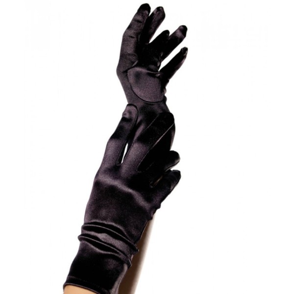 LEG AVENUE - GUANTES DE SATÉN NEGRO ACCESORIOS LEG AVENUE - Guant