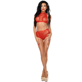 ME-SEDUCE - MONA SET ROUGE L/XL ME-SEDUCE SET - Ensemble lingerie sexy