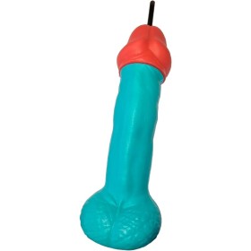 Diablo Picante - Vaso para el pene de plástico azul