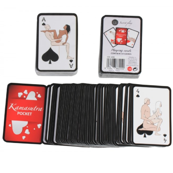 SECRETPLAY - CARTES À JOUER KAMASUTRA DE POCHE (ES/EN/PT/IT/FR/DE) SECRETPLAY 100% GAMES