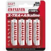 Aiwa - Pile Alcaline X-Tra AAA Lr03 Blister*4