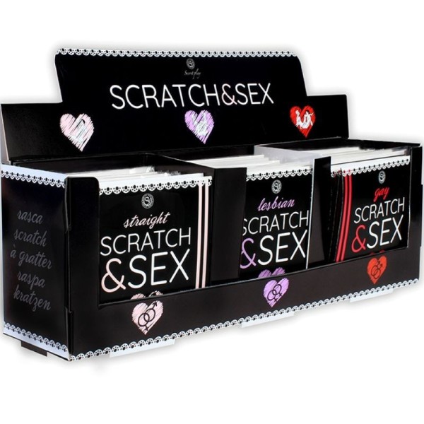 SECRETPLAY - DISPLAY + SCRATCH & POSTURAS SEXUAIS (ES/EN/FR/PT/DE) SECRETPLAY 100% JOGOS