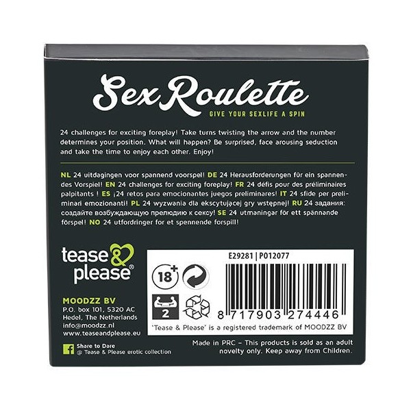 TEASE & PLEASE - PRÉLIMINAIRES DE LA ROULETTE SEXE TEASE&PLEASE