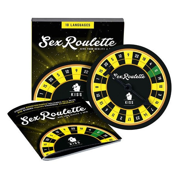TEASE & PLEASE - ROULETTE SEXUELLE KISS TEASE&PLEASE - Jeux de société