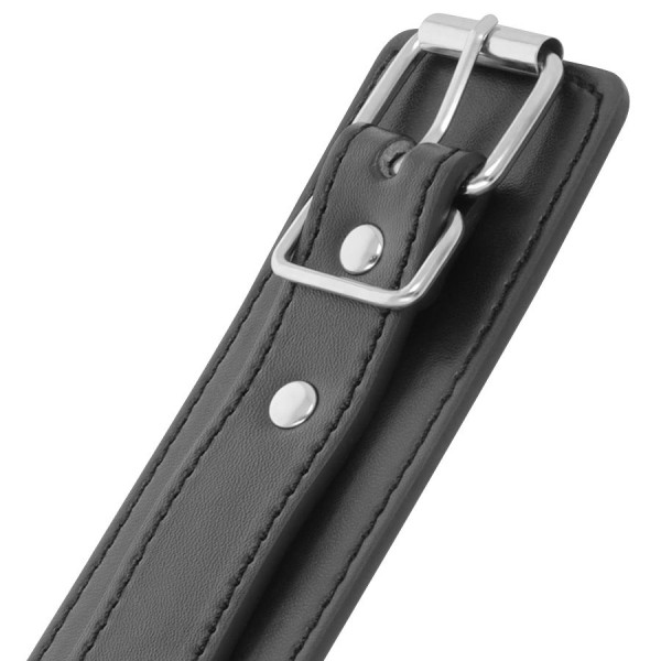 Darkness - Menottes Réglables Noires Avec Double Ruban DE Renfort