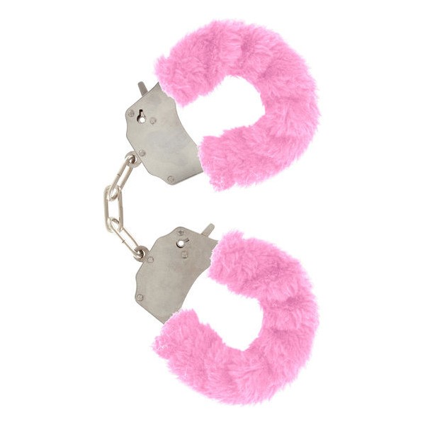 Toyjoy - Manchettes Furry FUN Bondage Rose – épouses
