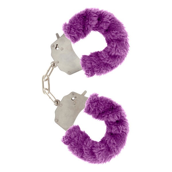 Toyjoy - Manchettes Furry FUN Bondage Violet – épouses