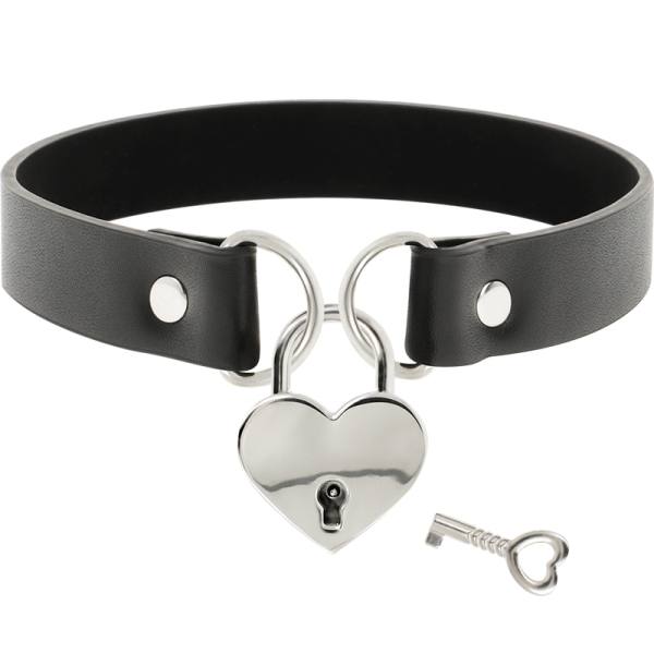 Coquette Chic Desire - Collar De Cuero Vegano Con C...