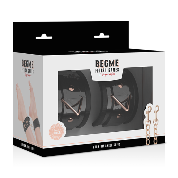 Begme - Black Edition Premium Menottes Pour Chevilles