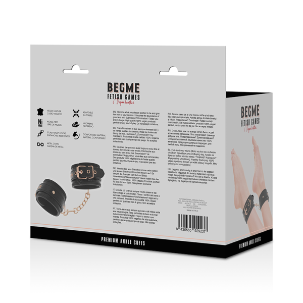 Begme - Tobilleras Premium Black Edition