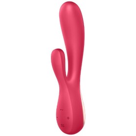 SATISFYER - MONO FLEX ROUGE AVEC APPLICATION SATISFYER CONNECT