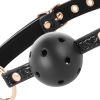 Begme - Black Edition Ball GAG Cuero vegano - Mandíbulas