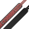 Begme - Collier EN Cuir Végan Premium Édition Rouge Avec Doubl...