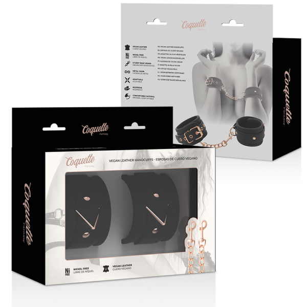 Coquette Chic Desire - Menottes Fantasy EN Cuir Végan Avec Dou...