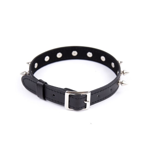Ohmama Fetish - Collar Spikes Collar Punk – Collares