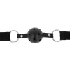 Ohmama Fetish Ball GAG Transpirable EN Tejido Negro