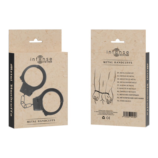 Intenso - Algemas de Metal Fetiche - esposas