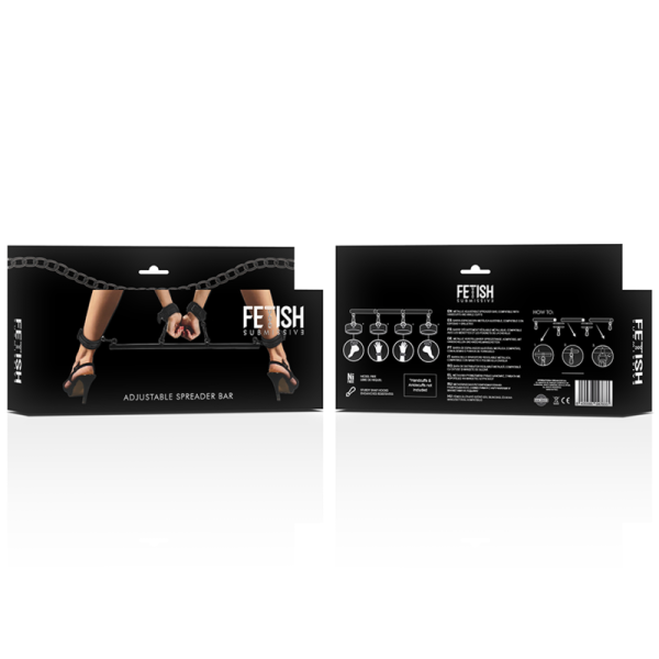 Fetish Submissive Bondage - Barre Séparateur Réglable 4 Pièces