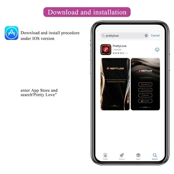 PRETTY LOVE - FISHERMAN OEUF VIBRANT CONTRÔLÉ PAR APPLICATION LILA PRETTY LOVE SMART