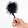 Secret Play - Mini Duster Noir – Plumes
