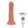 ONINDER - GRAND GODE VIBRATEUR BOGOTÁ 9 VITESSES NATUREL 22 CM -O- 4,5 CM - APPLICATION GRATUITE ONINDER