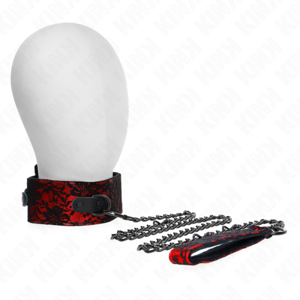Kink - Collier Dentelle Avec Ceinture Avec Ceinture EN Cuir Vr...