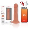 ONINDER - GODE VIBRATEUR BOGOTÁ MOYEN 9 VITESSES NATUREL 20 CM -O- 4.2 CM - APPLICATION GRATUITE ONINDER