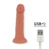 ONINDER - GODE VIBRATEUR BOGOTÁ MOYEN 9 VITESSES NATUREL 20 CM -O- 4.2 CM - APPLICATION GRATUITE ONINDER