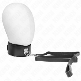 Kink - Collier Avec Ceinture 116 CM Avec Bracelet EN Cuir Noir...