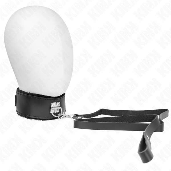 Kink - Collier Avec Ceinture 116 CM Avec Bracelet EN Cuir Noir...