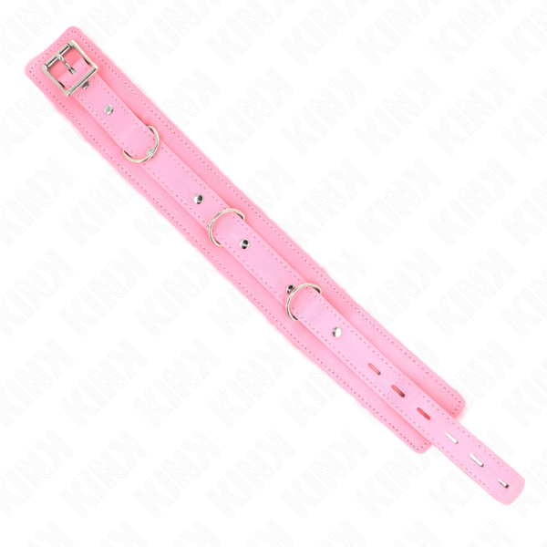 Kink - Collar Con Correa 65 CM Con Restricciones Rosa 36-42...