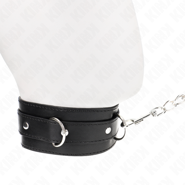 Kink - Collier Avec Ceinture 65 CM Avec Sangle Noir 54 X 4,5 CM