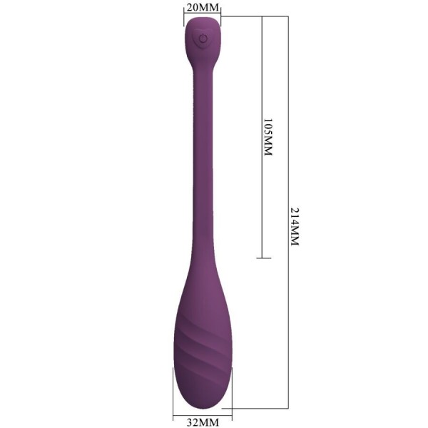PRETTY LOVE - VIBRADOR CONTROLADO POR APP LEVIATHAN PURPLE PRETTY