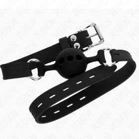 Kink - Mordaça Totalmente Silicone 55 x 2 CM Com 4 Bolas ...