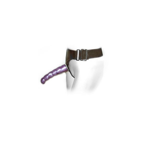 BAILE - HARNAIS ANAL ET VAGINAL FEMME LILAS GPOINT 17 CM BAILE