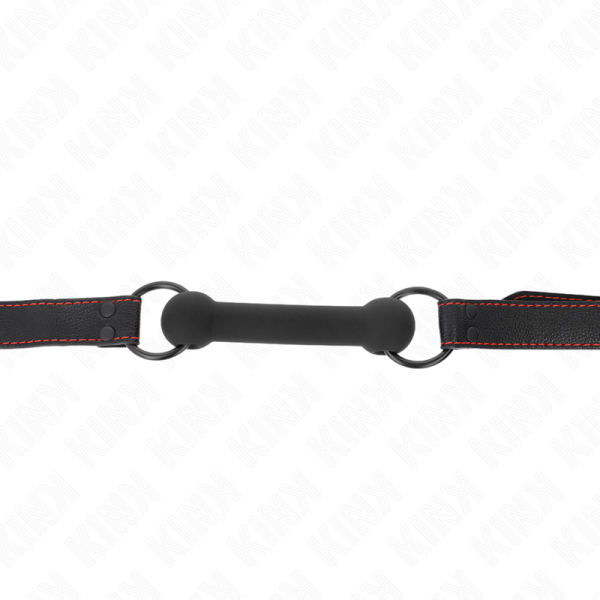 Kink - Bone BAG Avec Sangle EN Cuir Noir Ajustable 41-57 CM