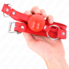 Kink - Bâillon TPE Balle 4 CM Avec Rojo Lock 60 x 2 CM