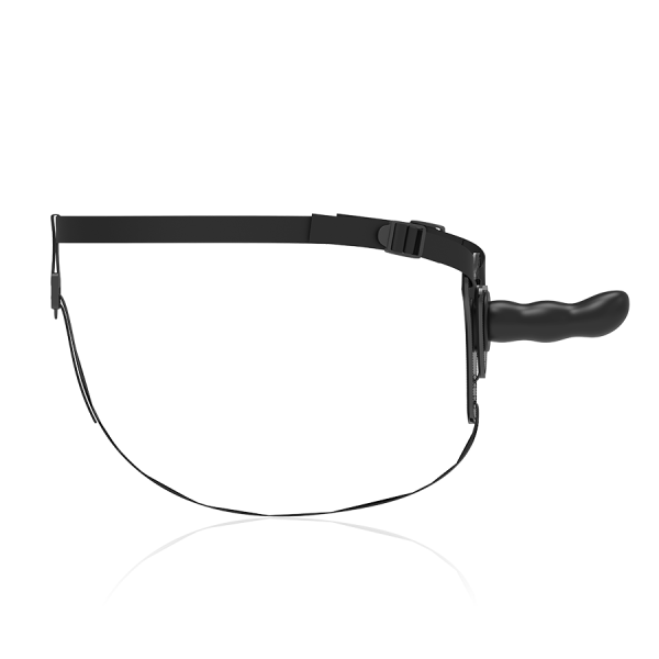 FETISH SUBMISSIVE HARNESS - SILICONE NOIR POINT G 16 CM FETISH SUBMISSIVE HARNESS