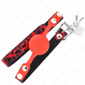 Kink - Modèle 2 Bille EN Silicone 4 CM BAG Avec Serrure 60 x 2 CM