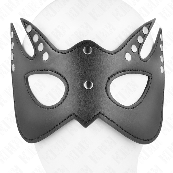 Kink - Masque DE Chauve-Souris Avec Rivets 23 x 15 CM